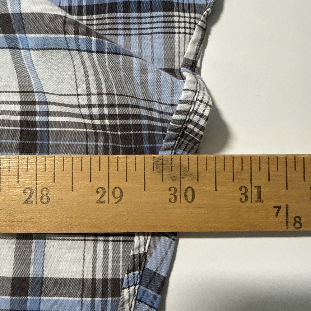 Pendleton Womens Blue Plaid Pearl Snap Frontier Shirt Size XXL Western Everyday - Picture 9 of 9